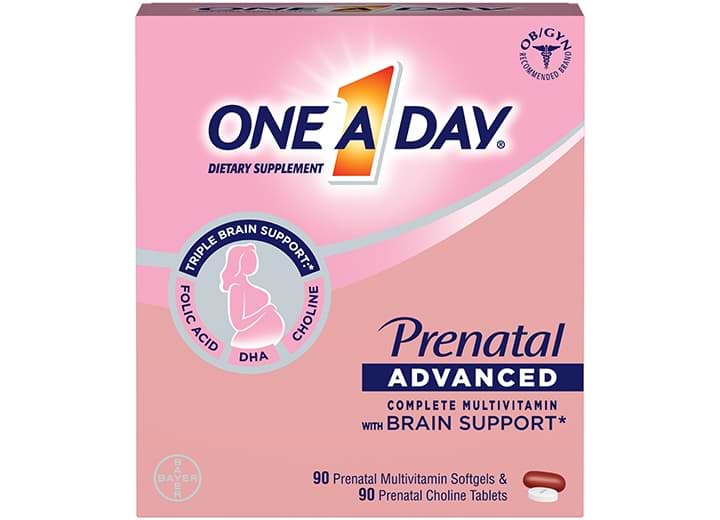 Box of Prenatal Advanced Complete Multivitamin with Brain Support*