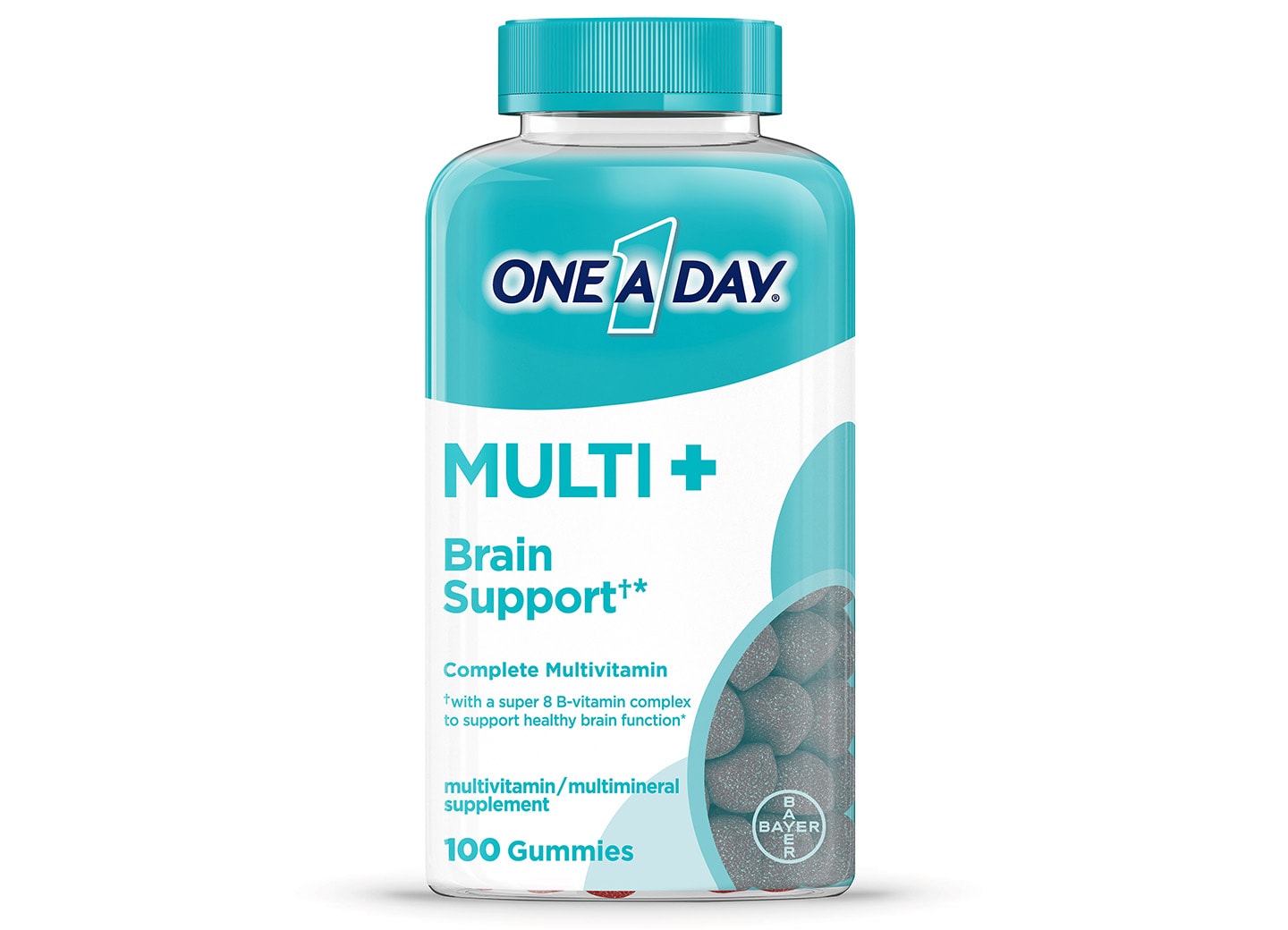 bottle of One A Day® MULTI+ Brain Support
