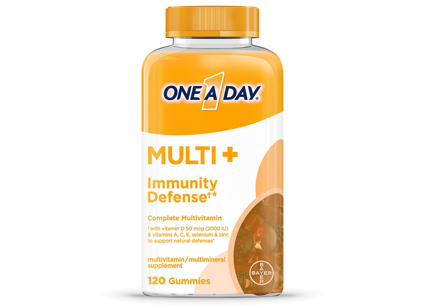 bottle of One A Day® MULTI+ Immunity Defense