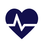 A heart icon against a white background that reads “VITAMINS SUPPORTING Heart Health”