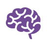 purple brain icon