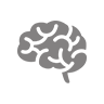 gray brain icon