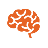 orange brain icon
