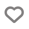 gray heart icon