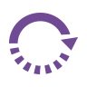 purple energy metabolism icon