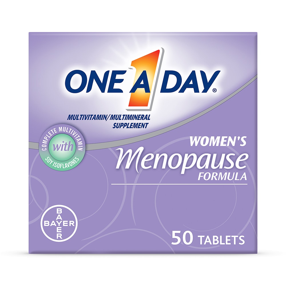 purple carton of One A Day® Women's Menopause Multivitamin