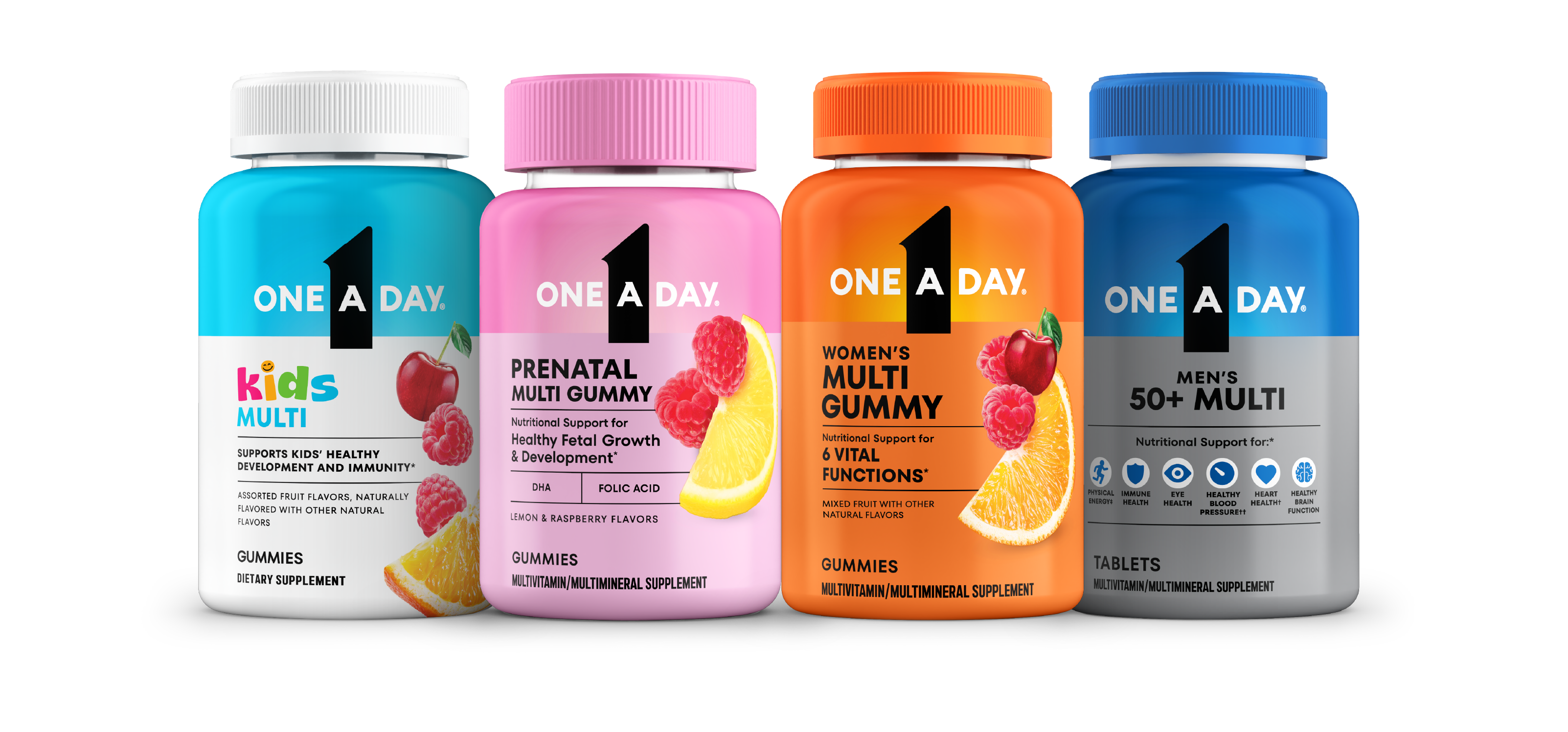 packages of the One A Day® family of products